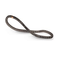 Bracciale Mano-J. Uomo Loop in Titanio Diamante Black 2.47 Ct TENBRTBRGBR3PT - TENBRTBRGBR3PT